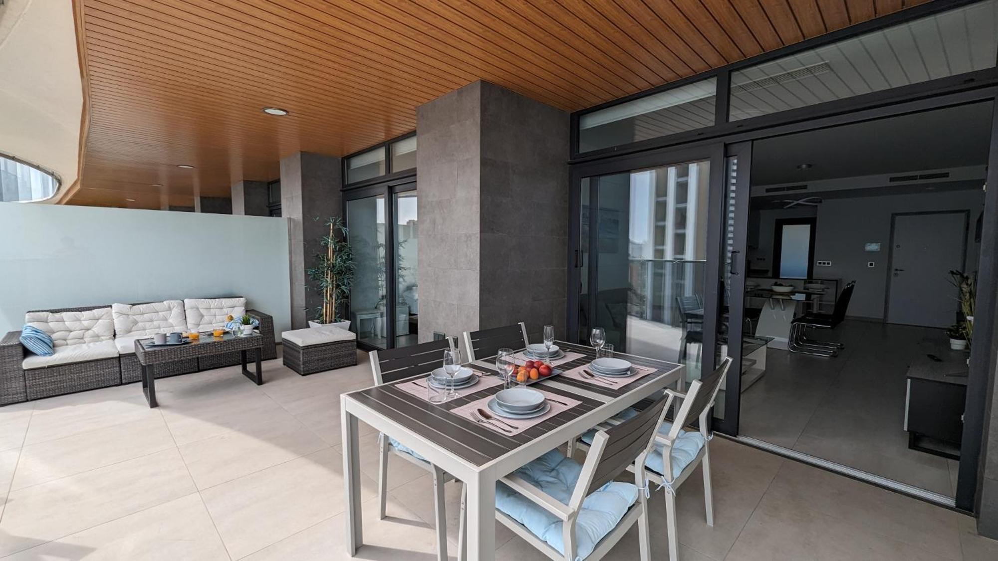 Sunset Waves Sea View Apartments Benidorm Exterior photo